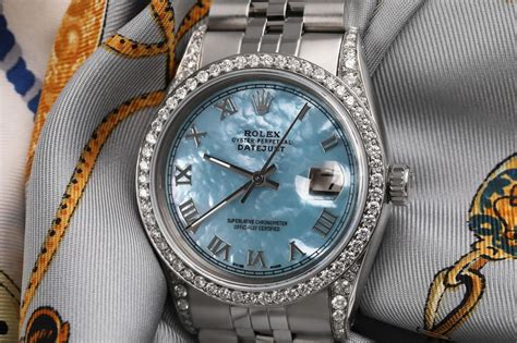 rolex datejust baby blue dial|rolex datejust blue for sale.